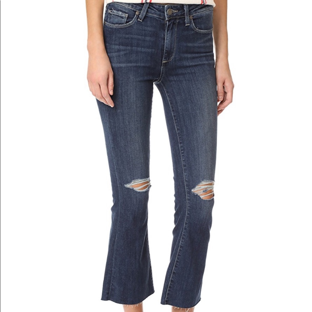 Paige Colette Crop Flare Jeans